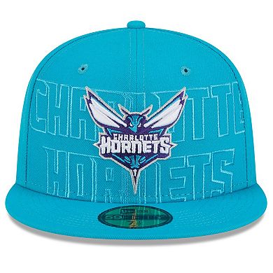 Men's New Era  Teal Charlotte Hornets 2023 NBA Draft 59FIFTY Fitted Hat