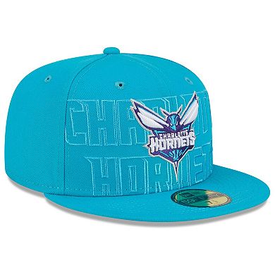 Men's New Era  Teal Charlotte Hornets 2023 NBA Draft 59FIFTY Fitted Hat