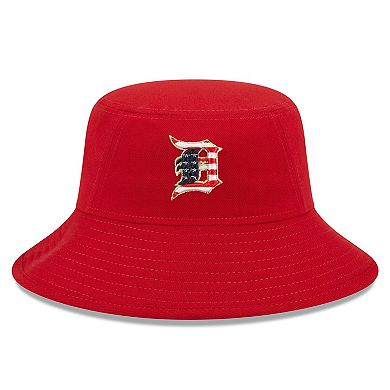 Men's New Era  Red Detroit Tigers 2023 Fourth of July Bucket Hat