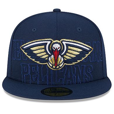 Men's New Era  Navy New Orleans Pelicans 2023 NBA Draft 59FIFTY Fitted Hat