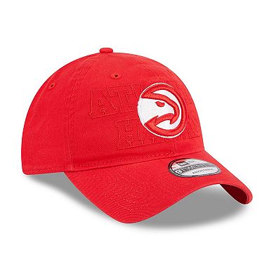 Men's New Era  Red Atlanta Hawks 2023 NBA Draft 9TWENTY Adjustable Hat