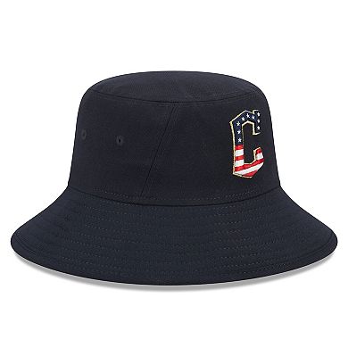 Men's New Era  Navy Cleveland Guardians 2023 Fourth of July Bucket Hat