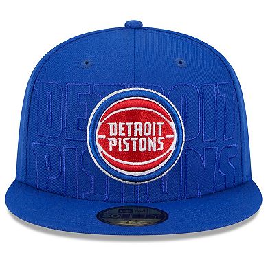 Men's New Era  Blue Detroit Pistons 2023 NBA Draft 59FIFTY Fitted Hat