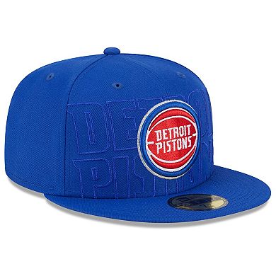 Men's New Era  Blue Detroit Pistons 2023 NBA Draft 59FIFTY Fitted Hat