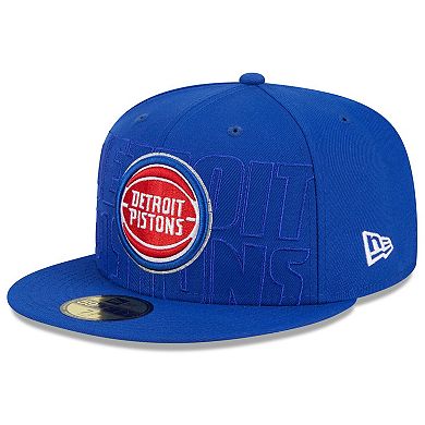 Men's New Era  Blue Detroit Pistons 2023 NBA Draft 59FIFTY Fitted Hat