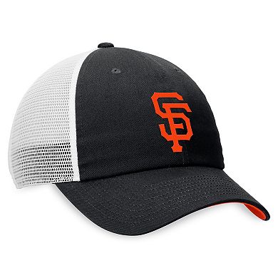 Men's Nike Black/White San Francisco Giants Heritage86 Adjustable Trucker Hat