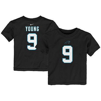Toddler Nike Bryce Young Black Carolina Panthers 2023 NFL Draft First Round Pick Player Name & Number T-Shirt