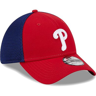 Men's New Era Red Philadelphia Phillies Team Neo 39THIRTY Flex Hat