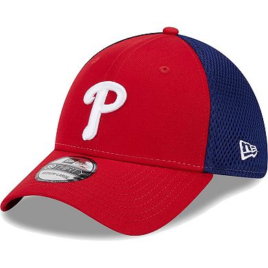Men's New Era Red Philadelphia Phillies Team Neo 39THIRTY Flex Hat