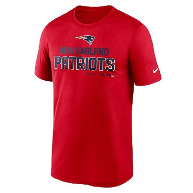 Men's Nike Red New England Patriots Legend Community Performance T-Shirt