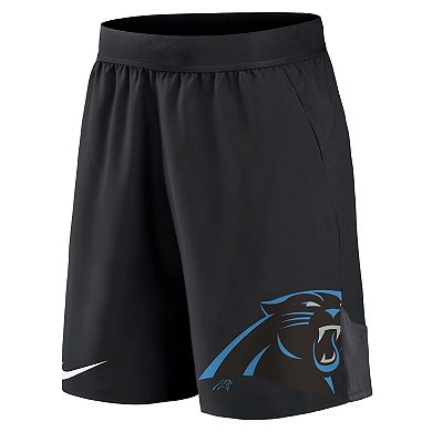 Men's Nike Black Carolina Panthers Stretch Performance Shorts