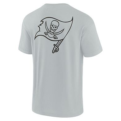 Unisex Fanatics Signature Gray Tampa Bay Buccaneers Super Soft Short Sleeve T-Shirt
