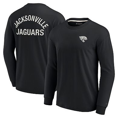 Unisex Fanatics Signature Black Jacksonville Jaguars Super Soft Long Sleeve T-Shirt