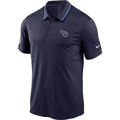Men's Nike Navy Tennessee Titans Sideline Victory Performance Polo