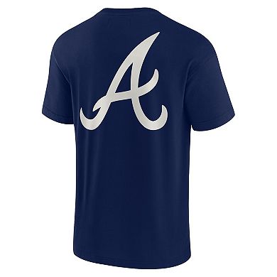 Unisex Fanatics Signature Navy Atlanta Braves Super Soft Short Sleeve T-Shirt