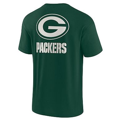 Unisex Fanatics Signature Green Green Bay Packers Super Soft Short Sleeve T-Shirt