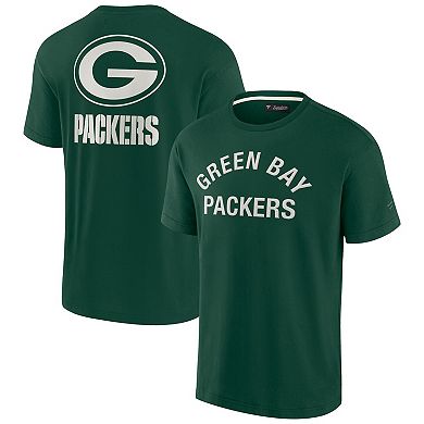 Unisex Fanatics Signature Green Green Bay Packers Super Soft Short Sleeve T-Shirt