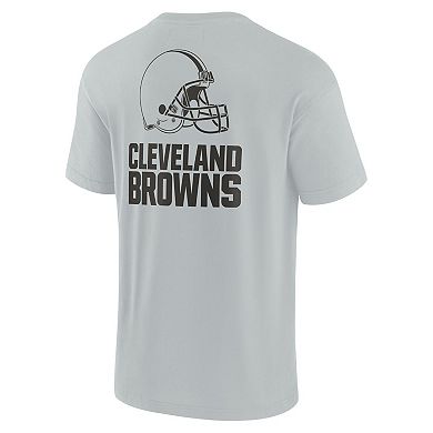 Unisex Fanatics Signature Gray Cleveland Browns Super Soft Short Sleeve T-Shirt