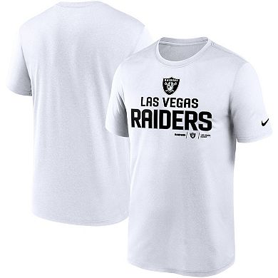 Men's Nike White Las Vegas Raiders Legend Community Performance T-Shirt