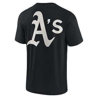 Unisex Fanatics Signature Black Oakland Athletics Super Soft Short Sleeve T-Shirt