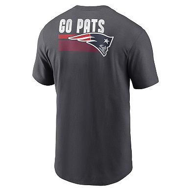 Men's Nike Anthracite New England Patriots Blitz Essential T-Shirt