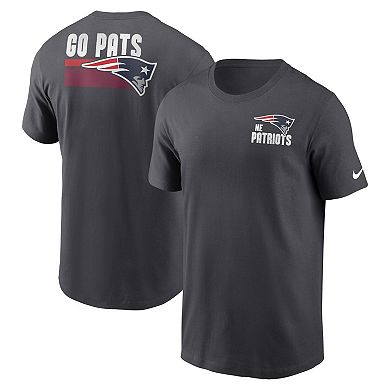 Men's Nike Anthracite New England Patriots Blitz Essential T-Shirt