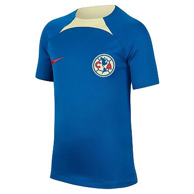 Youth Nike Blue Club America Academy Pro Performance Raglan Top