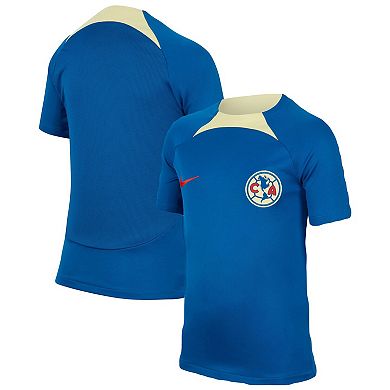 Youth Nike Blue Club America Academy Pro Performance Raglan Top