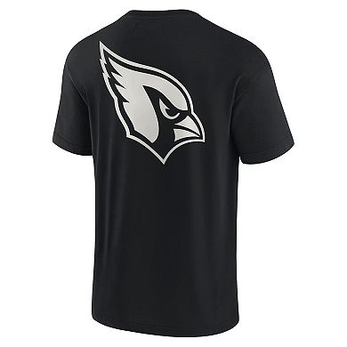 Unisex Fanatics Signature Black Arizona Cardinals Super Soft Short Sleeve T-Shirt