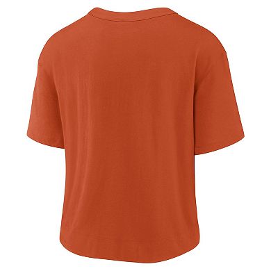 Women's Nike Orange/Black Cincinnati Bengals High Hip Fashion T-Shirt