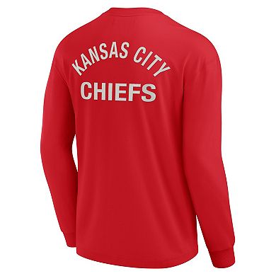 Unisex Fanatics Signature Red Kansas City Chiefs Super Soft Long Sleeve T-Shirt