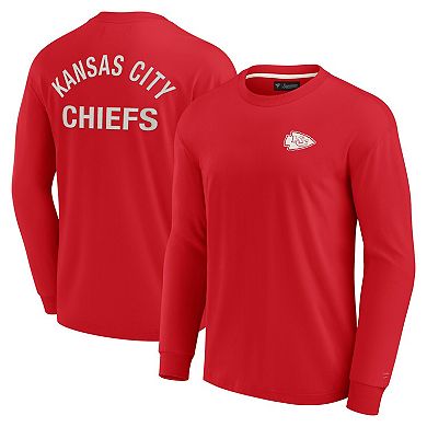 Unisex Fanatics Signature Red Kansas City Chiefs Super Soft Long Sleeve T-Shirt