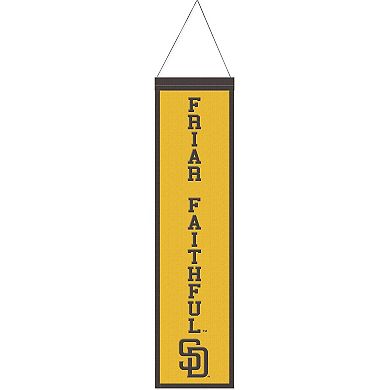 WinCraft San Diego Padres 8" x 32" Slogan Wool Banner