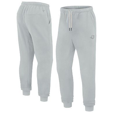 Unisex Fanatics Signature Gray Miami Dolphins Super Soft Fleece Jogger