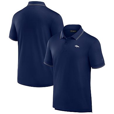 Men's Fanatics Signature Navy Denver Broncos Pique Polo Shirt