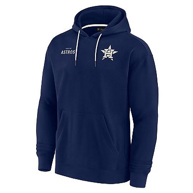 Unisex Fanatics Signature Navy Houston Astros Super Soft Fleece Pullover Hoodie