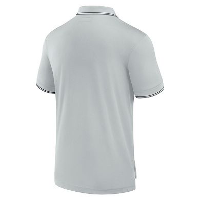 Men's Fanatics Signature Gray Detroit Lions Pique Polo Shirt