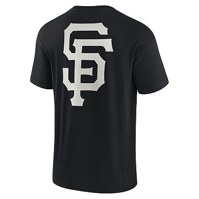Unisex Fanatics Signature Black San Francisco Giants Super Soft Short Sleeve T-Shirt