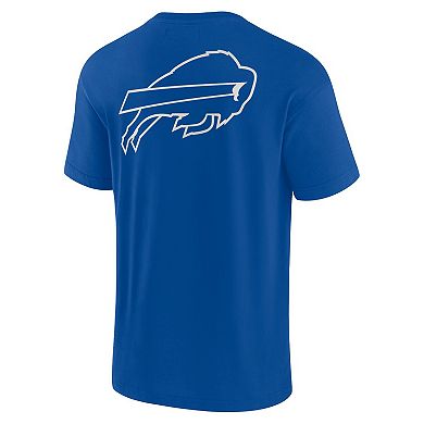 Unisex Fanatics Signature Royal Buffalo Bills Super Soft Short Sleeve T-Shirt