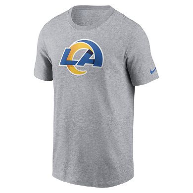 Men's Nike  Gray Los Angeles Rams Logo Essential T-Shirt