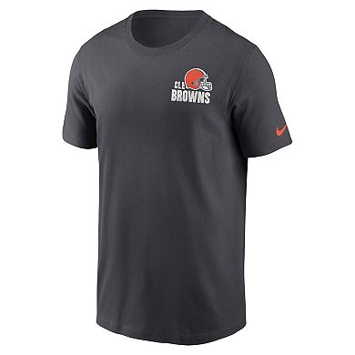 Men's Nike Anthracite Cleveland Browns Blitz Essential T-Shirt