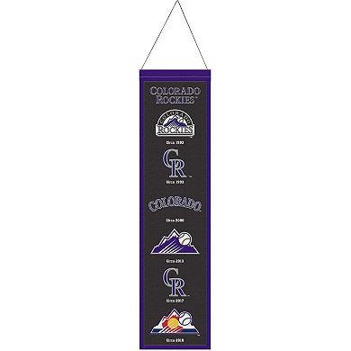 WinCraft Colorado Rockies 8" x 32" Evolution Banner