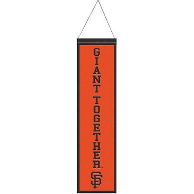 WinCraft San Francisco Giants 8" x 32" Slogan Wool Banner