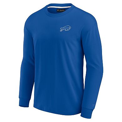 Unisex Fanatics Signature Royal Buffalo Bills Super Soft Long Sleeve T-Shirt