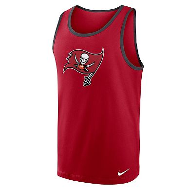 Men's Nike Red Tampa Bay Buccaneers Tri-Blend Tank Top