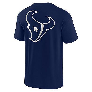 Unisex Fanatics Signature Navy Houston Texans Super Soft Short Sleeve T-Shirt