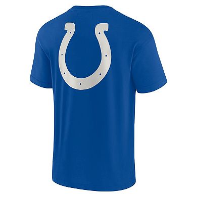 Unisex Fanatics Signature Royal Indianapolis Colts Super Soft Short Sleeve T-Shirt