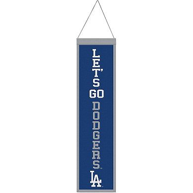 WinCraft Los Angeles Dodgers 8" x 32" Slogan Wool Banner