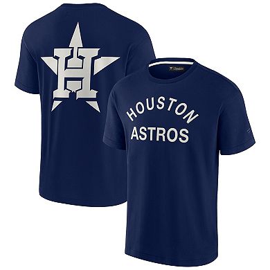 Unisex Fanatics Signature Navy Houston Astros Super Soft Short Sleeve T-Shirt