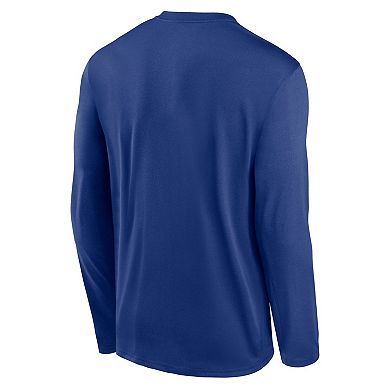 Men's Nike Royal New York Giants Legend Icon Long Sleeve T-Shirt